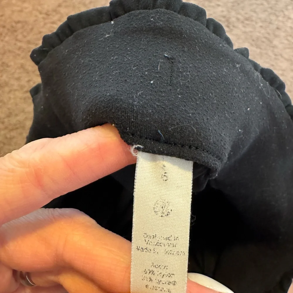 Lululemon Black Stretch High Rise Jogger Pants Pull On Drawstring 6 $128 - Picture 7 of 9